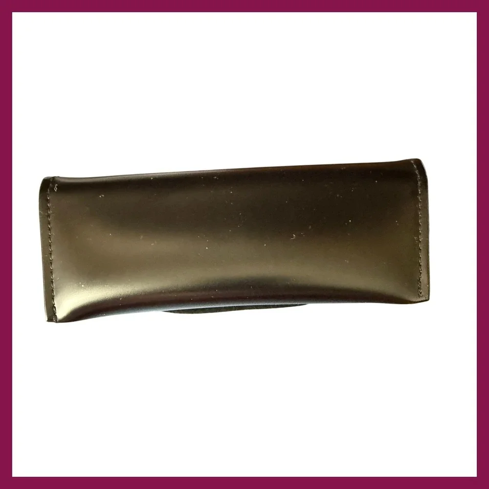 NWOT Matte Brown Square Mirrored‎ Sunglasses UV400 Protection with Case